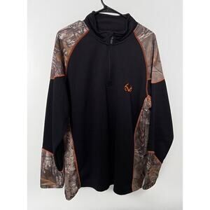 REALTREE By Mountainaire sleeve I/4 Zip Up Jacket Men Size XL NWOT